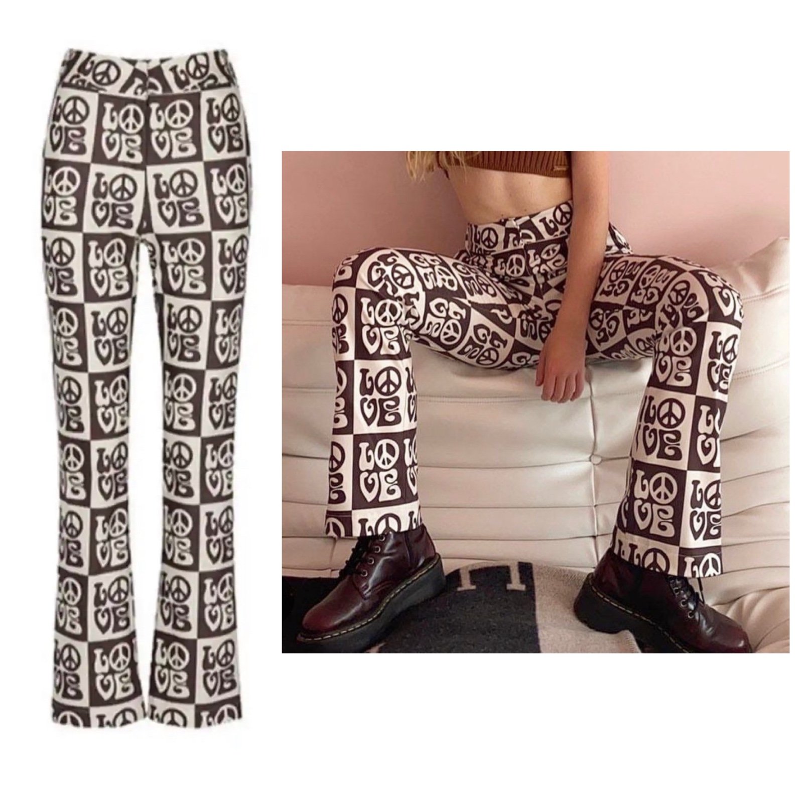 House of Sunny All You Need Is Love Pants