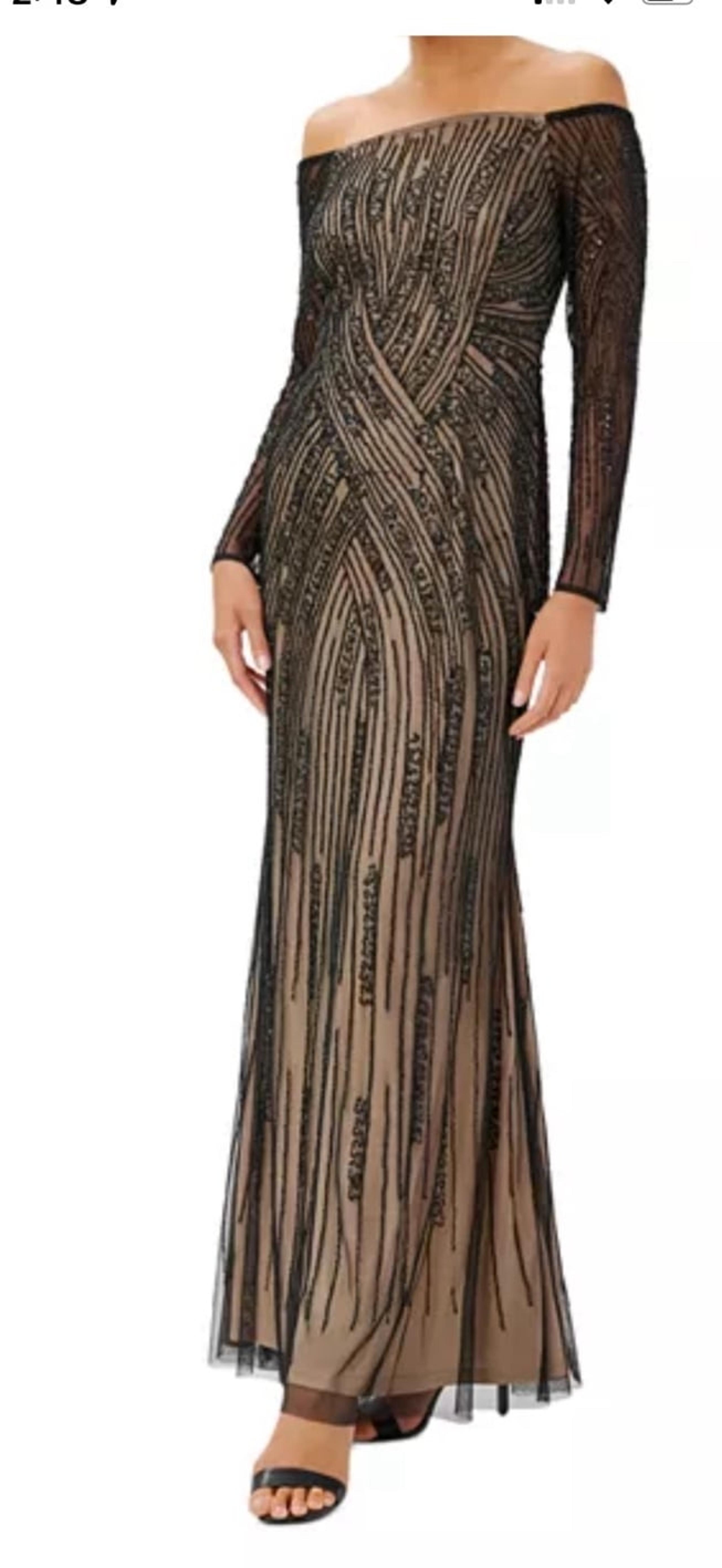 adrianna papell evening gown dresses