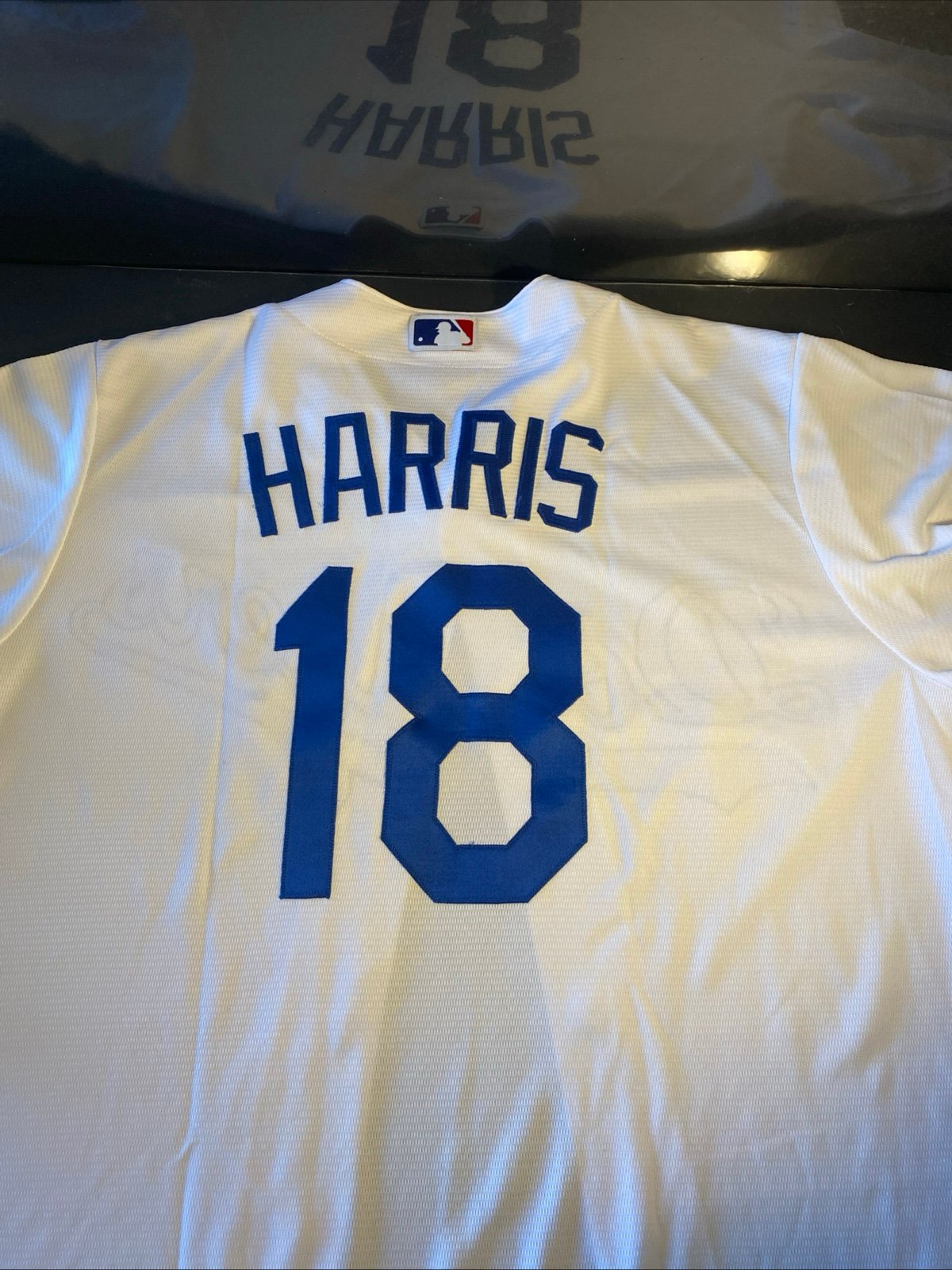 MLB Harris #18 Los Angeles Dodger’s Majestic Baseball Jersey Size Large