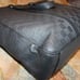 Authentic LOUIS VUITTON 2,810 Tadao Damier Infini Black Leather Large Bag Tote