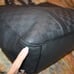 Authentic LOUIS VUITTON 2,810 Tadao Damier Infini Black Leather Large Bag Tote
