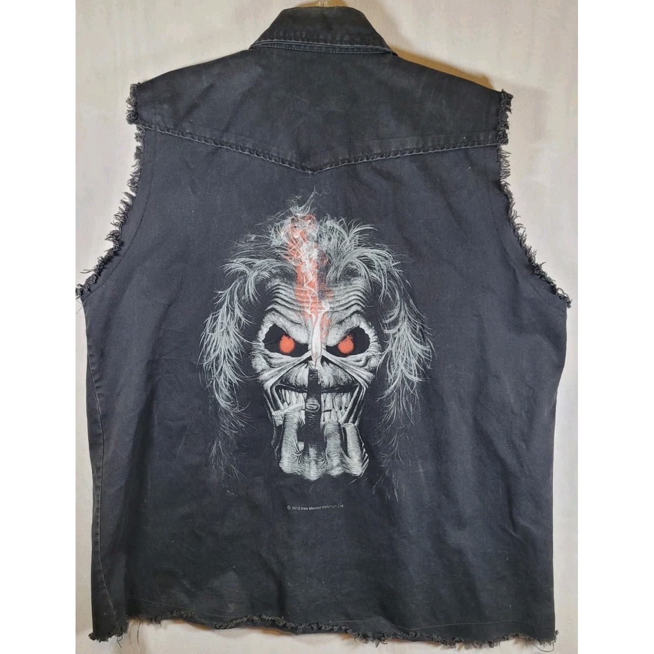 Iron Maiden Tour Vest Mens Size XL Maiden England North American Tour 2012
