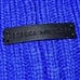 REBECCA MINKOFF Embroidered Peak Beanie in Cobalt Blue