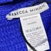 REBECCA MINKOFF Embroidered Peak Beanie in Cobalt Blue