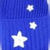REBECCA MINKOFF Embroidered Peak Beanie in Cobalt Blue