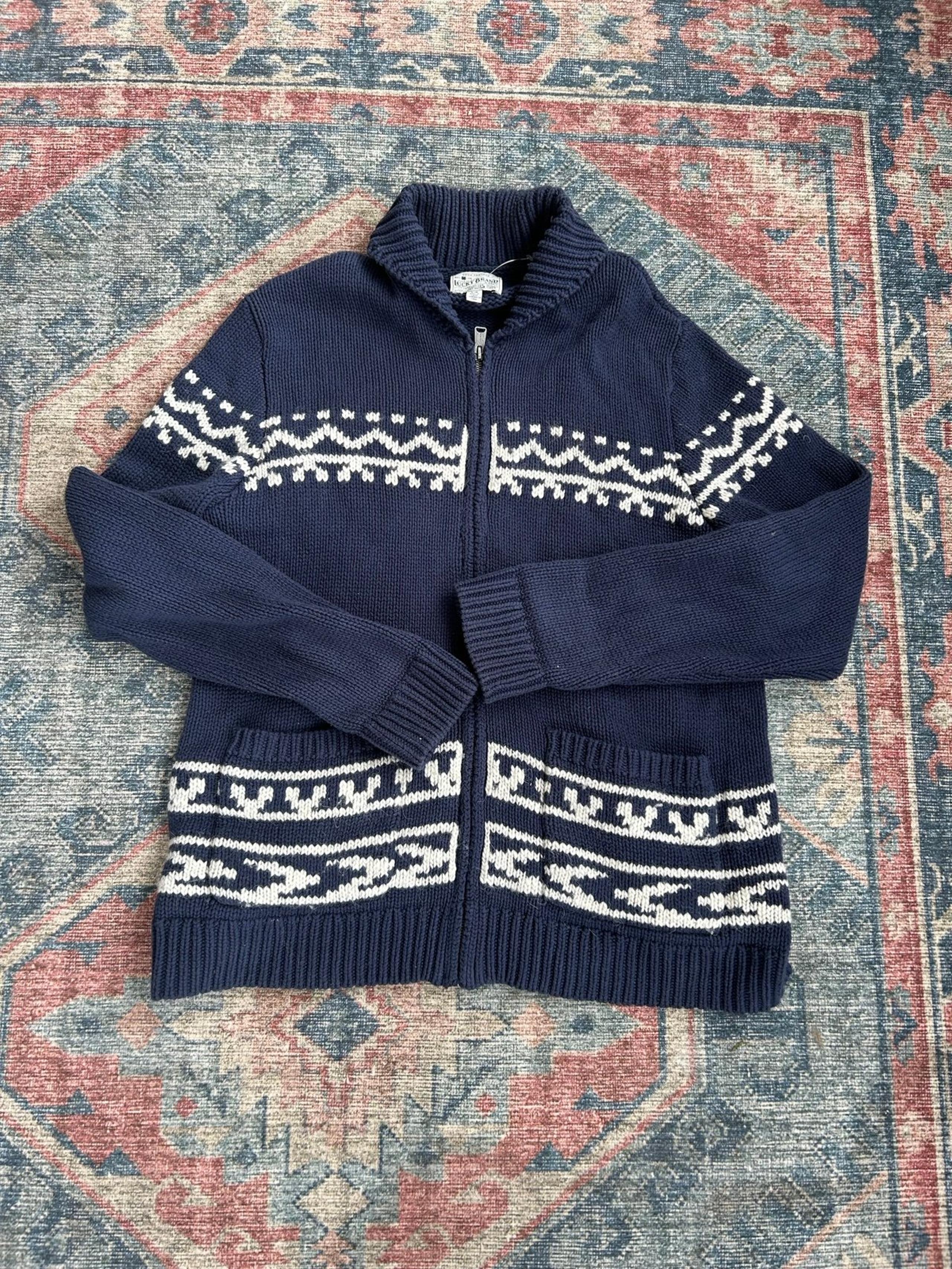 Lucky Brand Steerhead Cowhican Cardigan