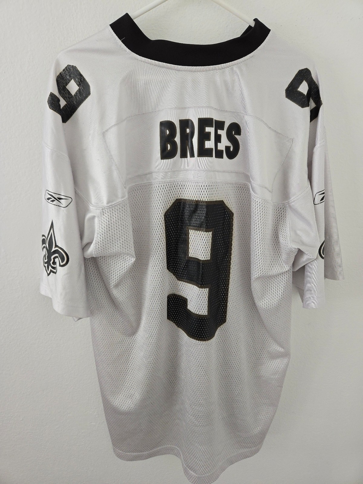 Vintage Reebok NFL New Orleans Saints Drew Brees #9 Jersey Mens Size XL Football