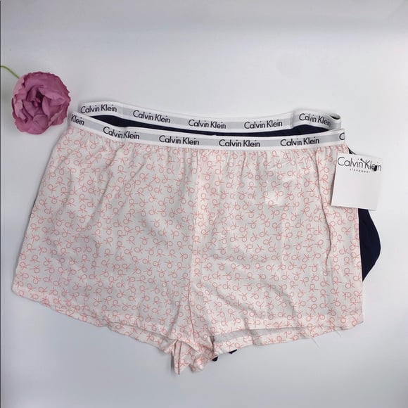 78 New Calvin Klein Women's Lounge Sleep Shorts 2pc