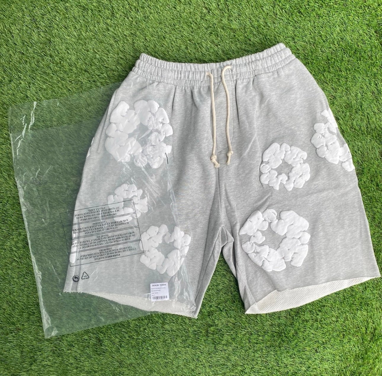 Denim tear grey shorts size m