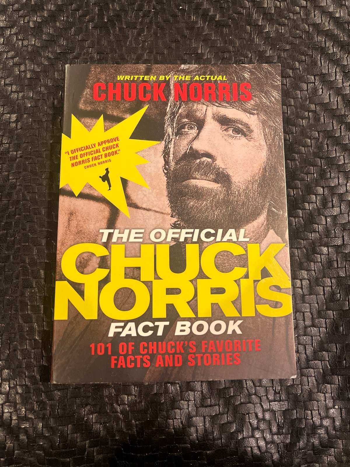 Chuck Norris autographed book