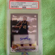 PSA 10 Black wave Auto pascal siakam /10