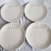 Rae Dunn LET'S EAT dinner plates, set of 4