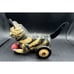 Rare Vintage 1930's Marx Tin Litho Friction Black Tabby Cat with Ball Works!