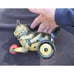 Rare Vintage 1930's Marx Tin Litho Friction Black Tabby Cat with Ball Works!