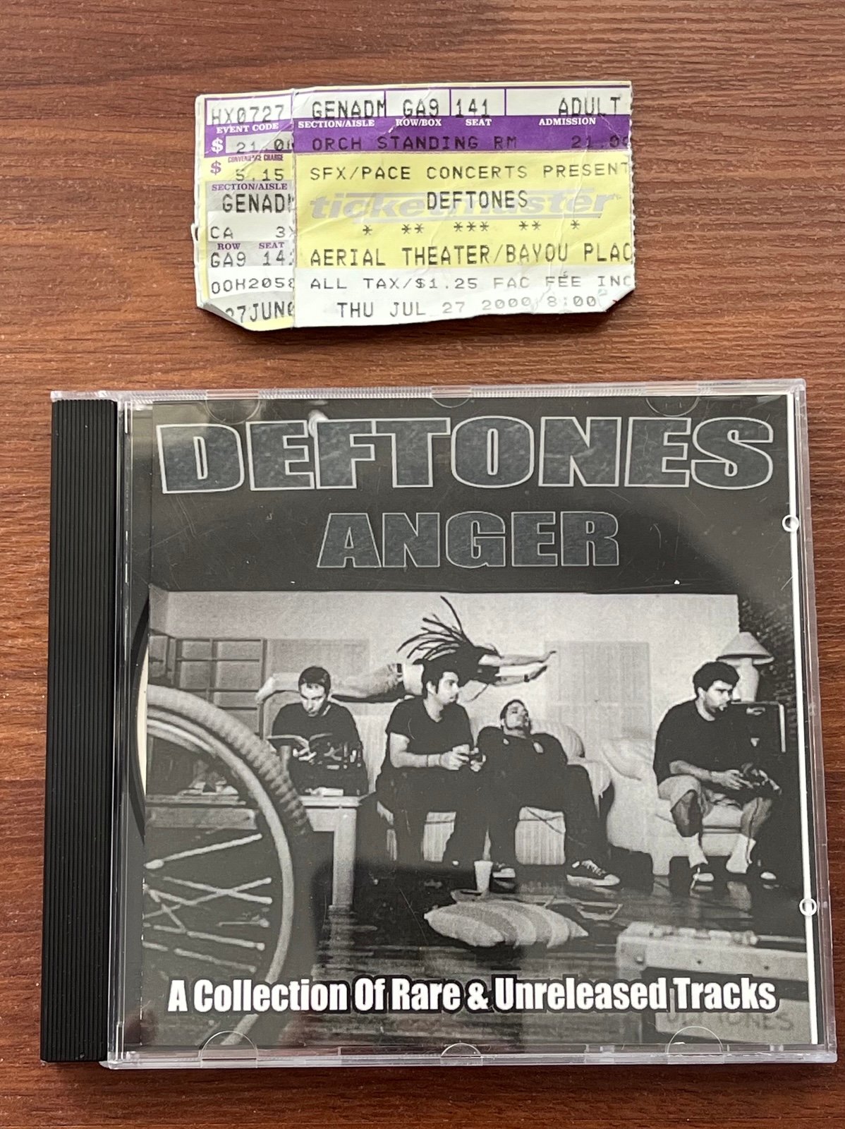 Deftones – Anger (Rare & Unreleased Tracks) Fan-Made Compilation CD