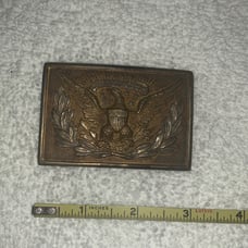 Vintage US sword belt plate