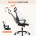 Office Computer Desk Chair, Ergonomic High-Back Mesh (Fast Shipping)