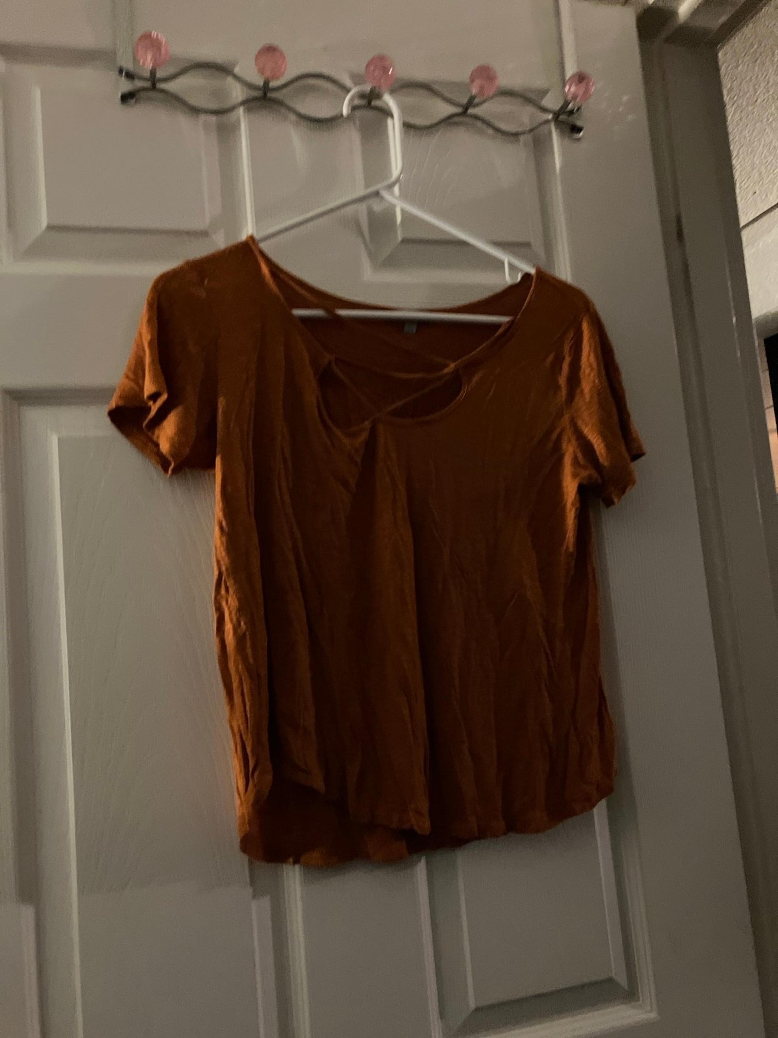 Small orange Charlotte Russe top