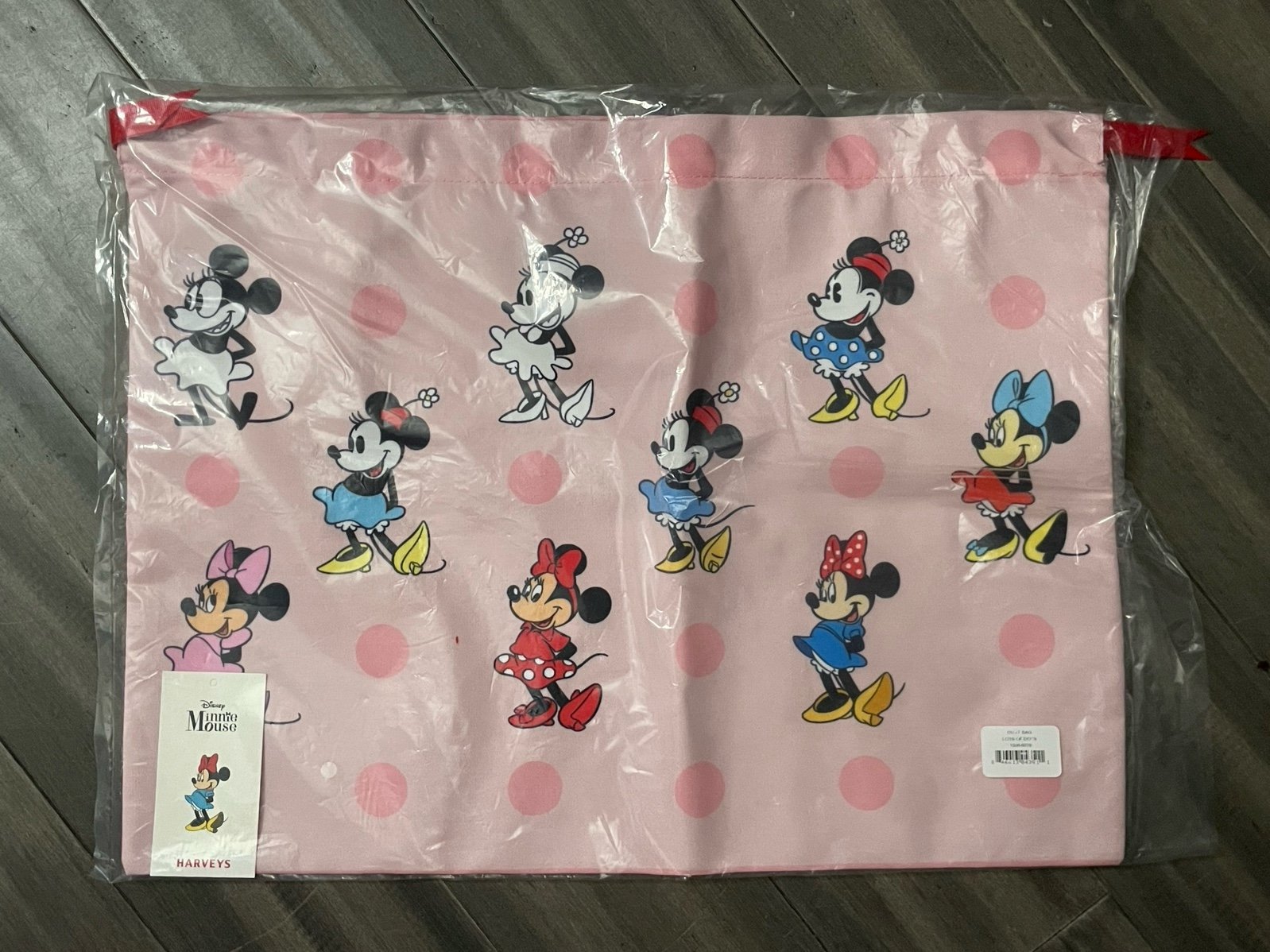 NWT - Harvey’s Disney Minnie Mouse Lots of Dots - Dust Bag