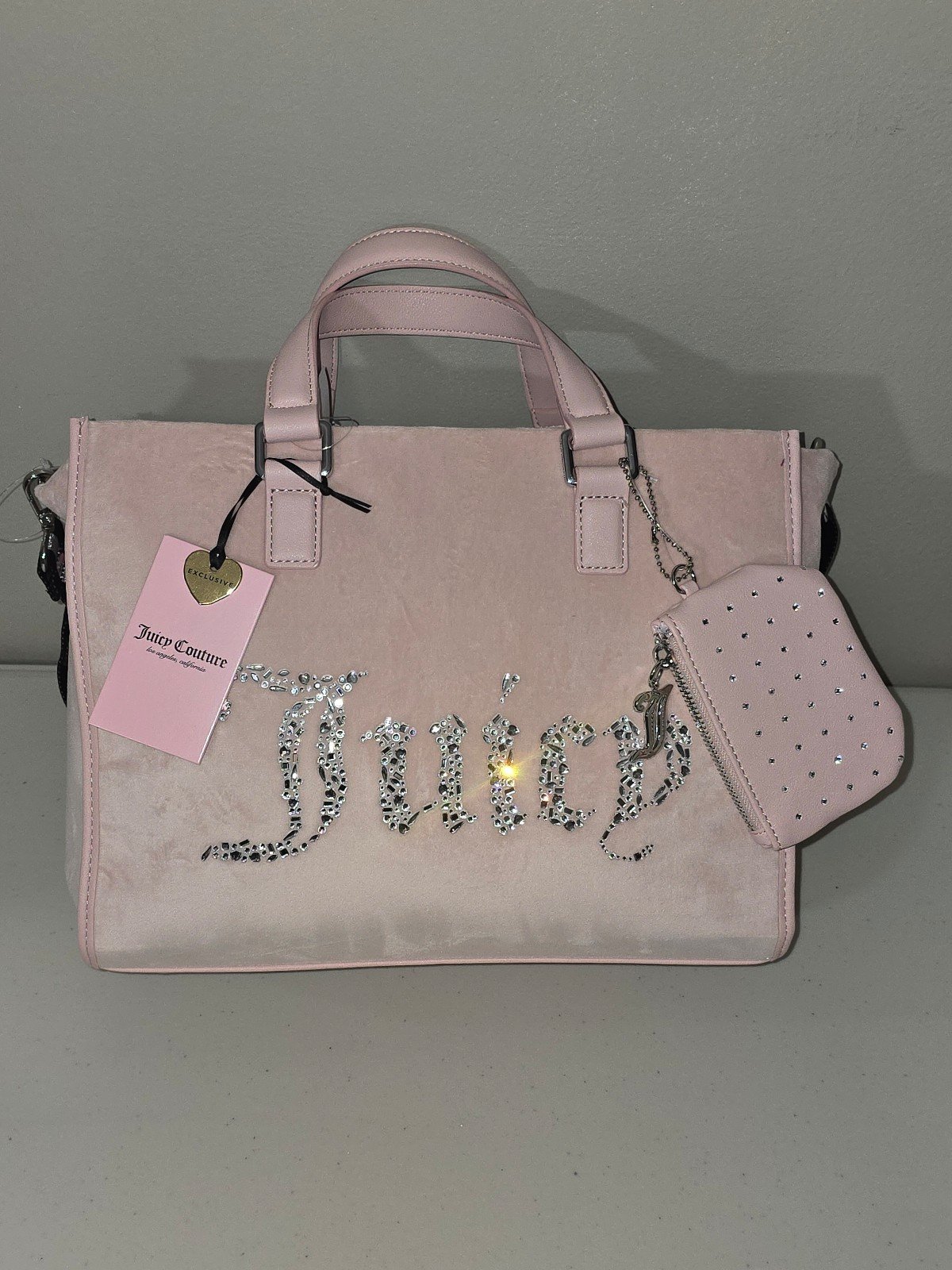 Juicy Couture All That Glitters Tote Pink Diamond NWT