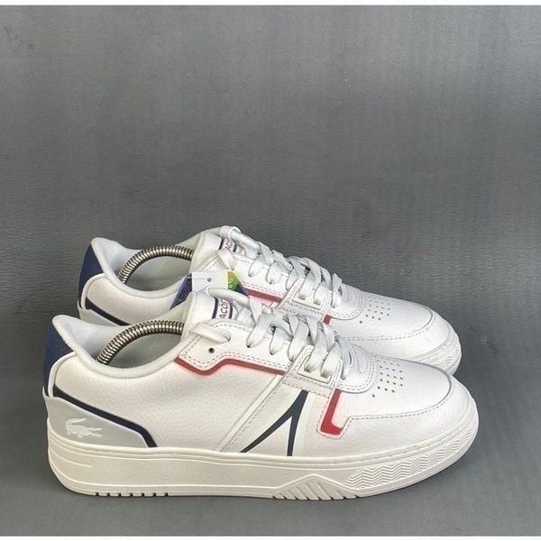 Lacoste Mens L001 Leather Sneaker Shoes size 8 New