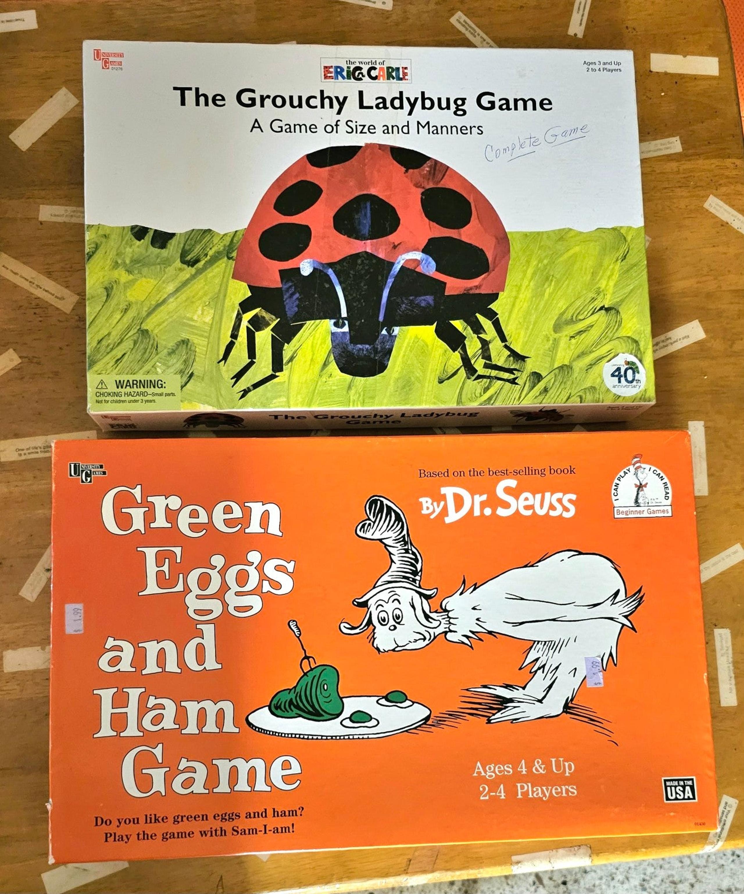 Set/ 2 kids board games DrSeuss, Eric Carle