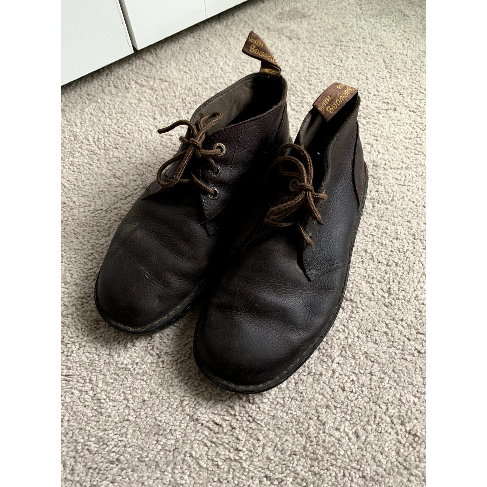 Dr Martens Sussex Brown Leather Chukka Boots Size 9 Mens