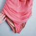 J. Crew Coral Pink Tulle Bandeau Tank Swimsuit