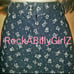 Tatyana Vintage RockABilly Playful Flowers Stretch Denim High Waist Capri Pants