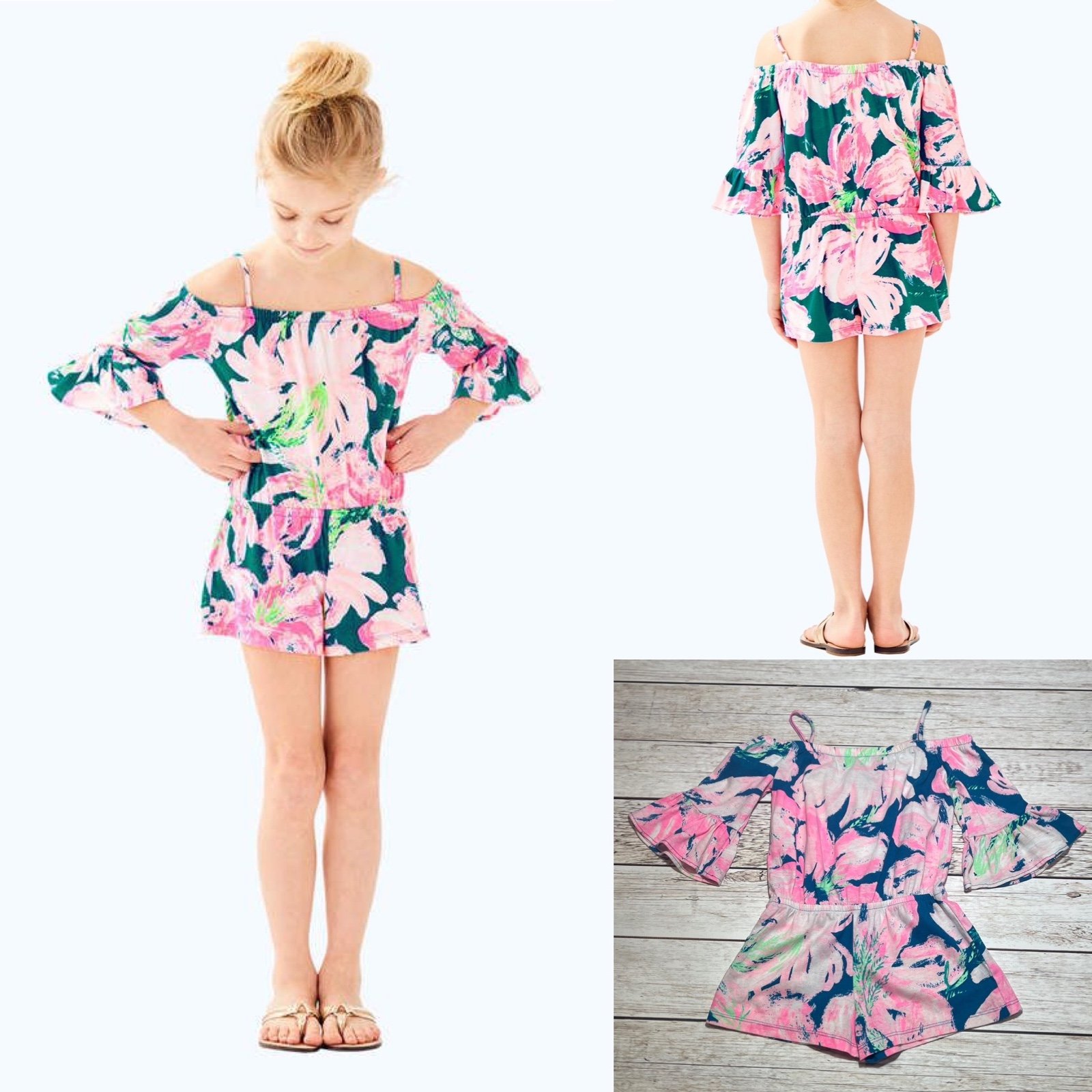Lilly Pulitzer Mini Calla Romper Small 4/5
