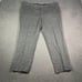 Suitsupply Lazio Dress Pants 40x28 Gray 100% Wool Trousers Pleated UK 50 EU 60