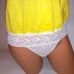 Victoria Secret Bodysuit One Piece Blouse Teddy Moda International Size 12 Yello