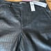 LEATHER Anthropologie Cropped Genuine Pants Avec Les Filles NWT!!! Awesome!! Med
