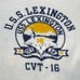 70s USS Lexington Velva Sheen ringer tshirt 1970s vintage