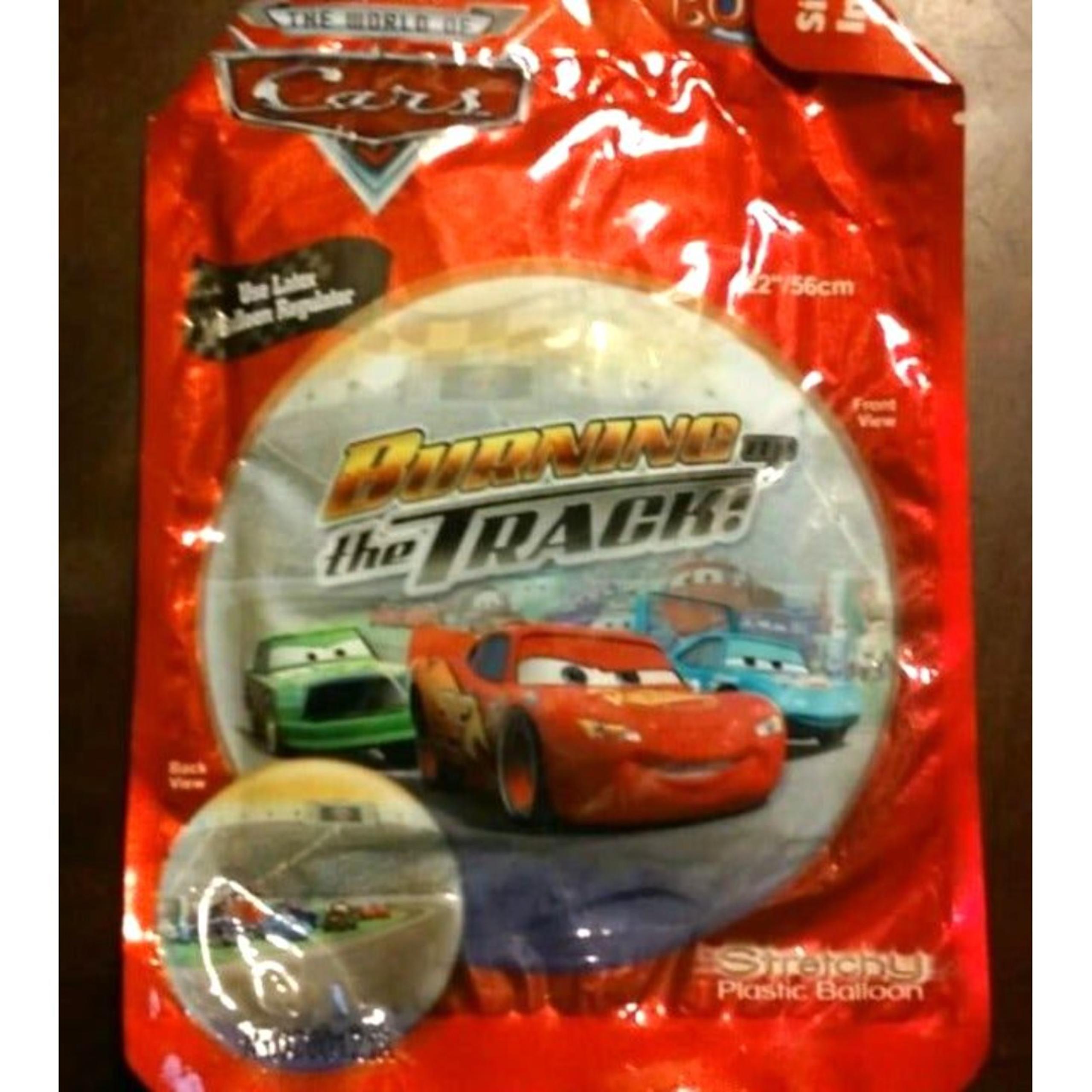 Disney Pixar Car's Qualatex Stretchy Plastic Bubbles Balloon
