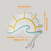 Sunset Sunrise Neon Sign Sun On The Sea Neon Light Sunrise Wave Neon Signs