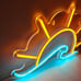 Sunset Sunrise Neon Sign Sun On The Sea Neon Light Sunrise Wave Neon Signs