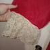 Vintage red robe and nightgown set