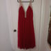 Vintage red robe and nightgown set