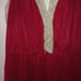 Vintage red robe and nightgown set