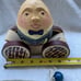 1988 Briere Folk Art Humpty Dumpty Pull Toy - Wood & Resin, Signed & Numbered