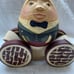 1988 Briere Folk Art Humpty Dumpty Pull Toy - Wood & Resin, Signed & Numbered