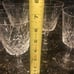 8 Cut Wine Glasses