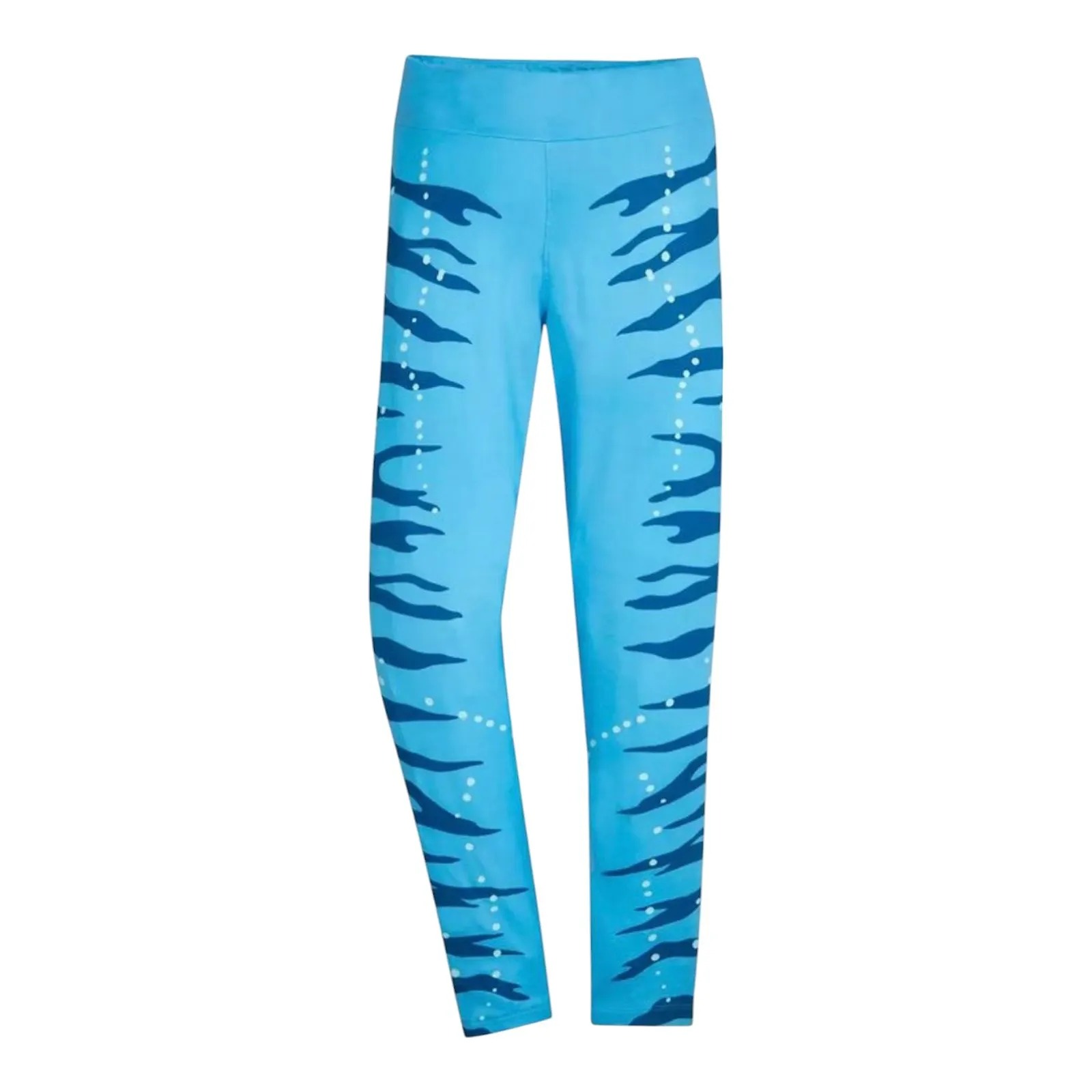 Disney Parks World of Avatar Leggings Women's Blue Glow in the Dark Na'vi 2XL