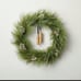 26 Faux Needle Pine & Snowberry Christmas Wreath with Bell Ornaments - Hearth