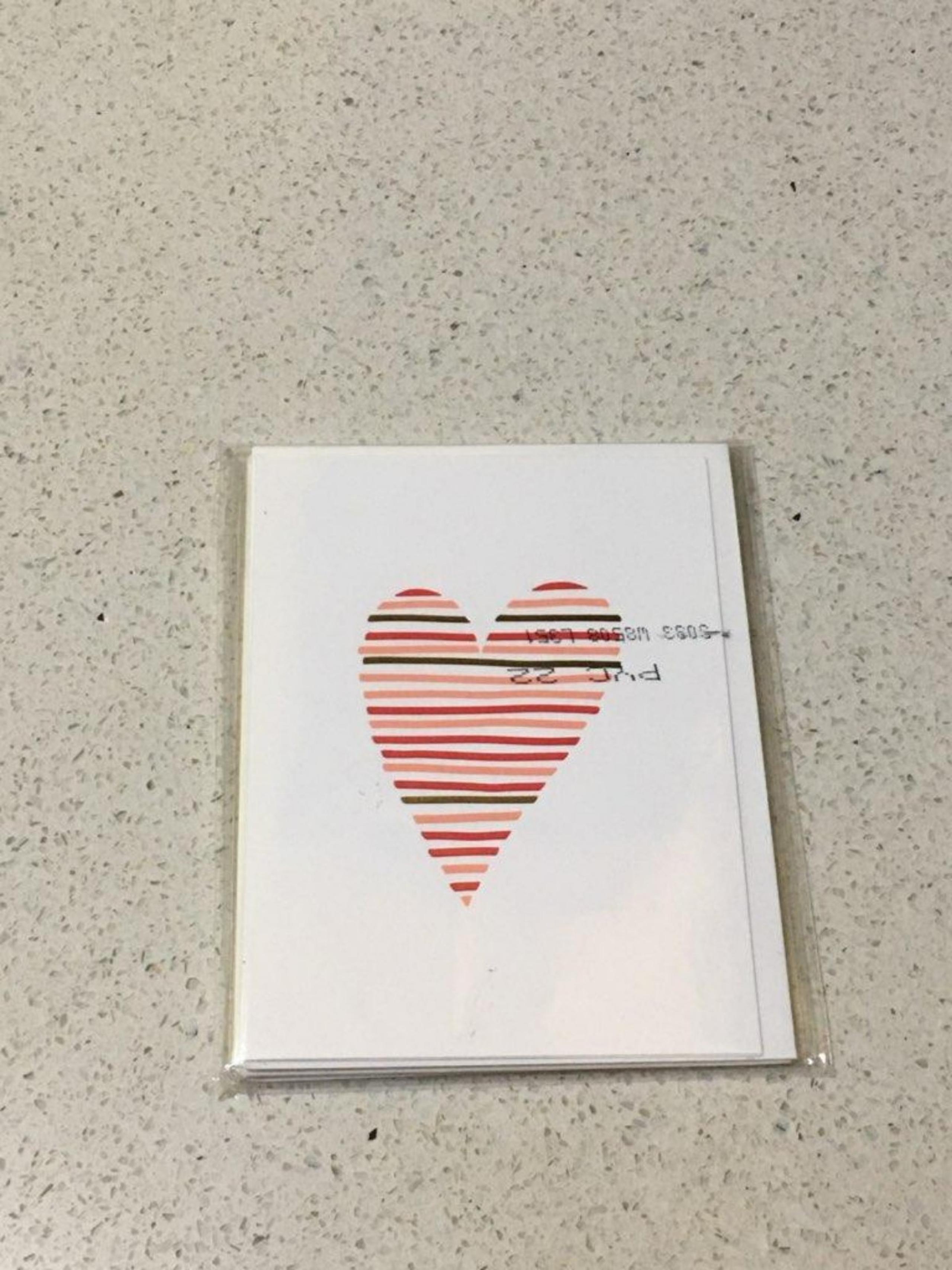 Postcards with a heart ♥