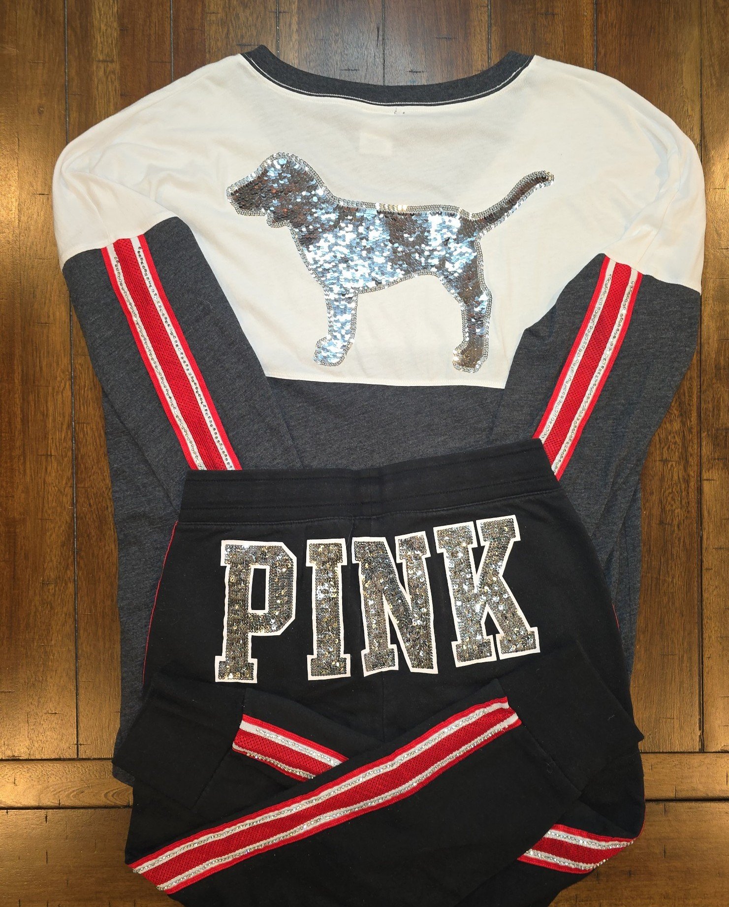 VICTORIA'S SECRET PINK BLING DOG SET