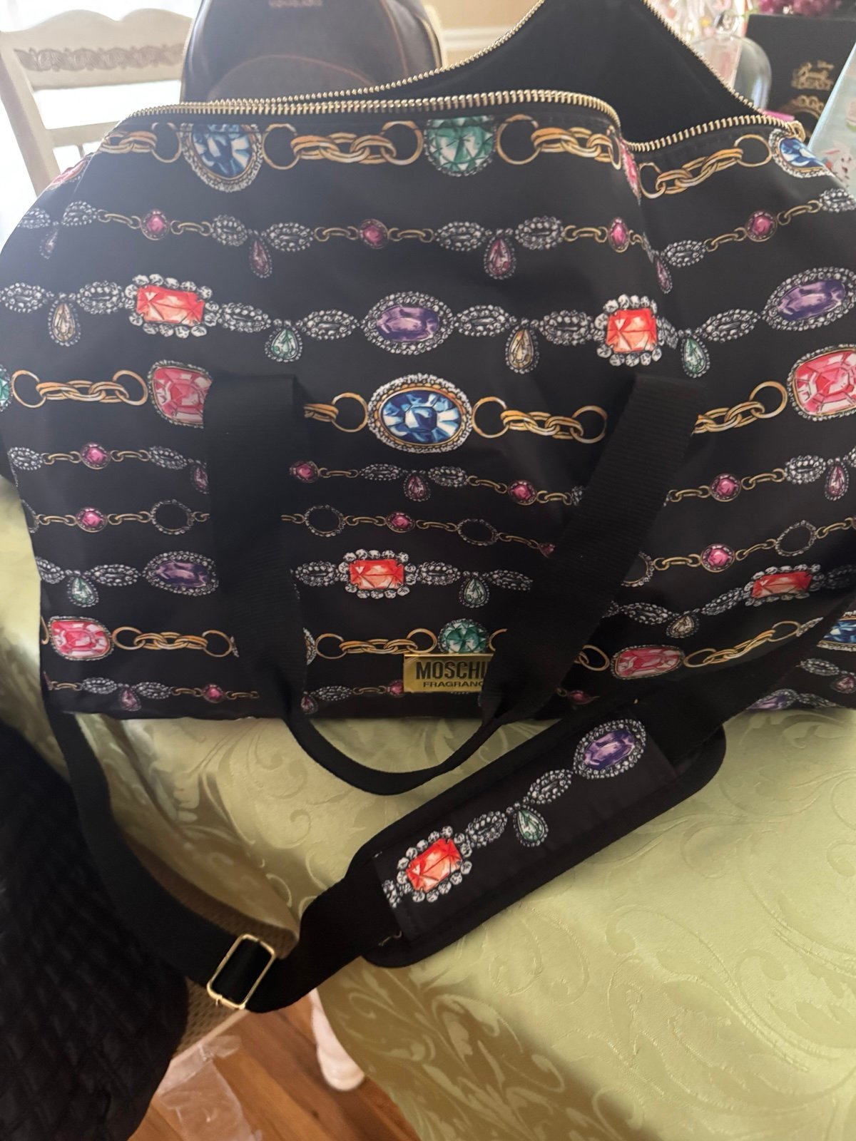 Moschino Fragrance duffel bag