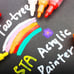 24pk Acrylic paint markers for multi-sur