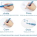 24pk Acrylic paint markers for multi-sur
